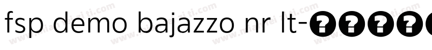 fsp demo bajazzo nr lt字体转换